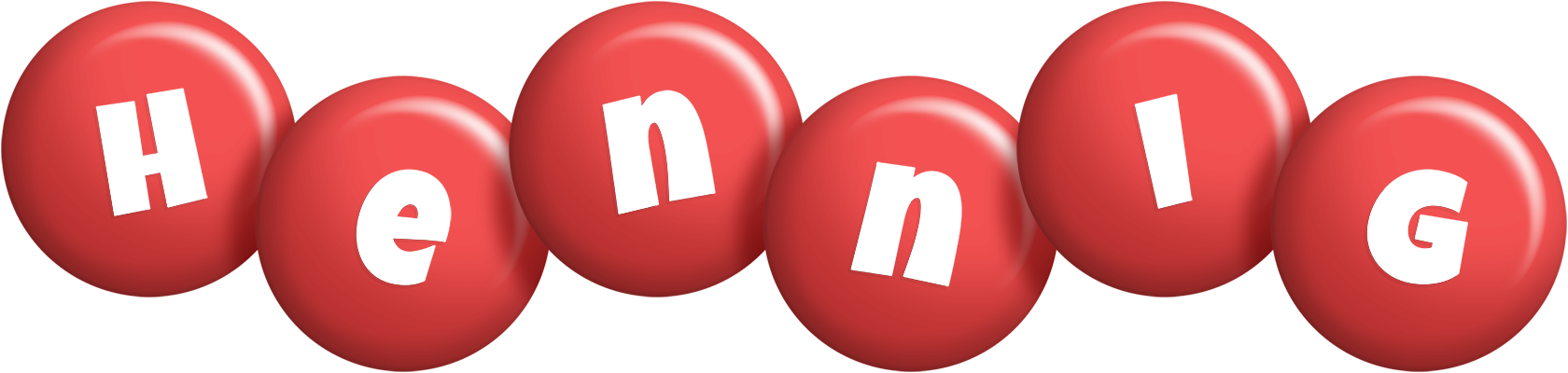 Hennig candy-red logo