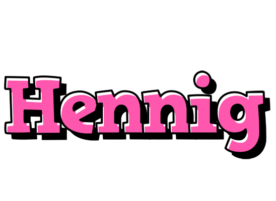 Hennig girlish logo