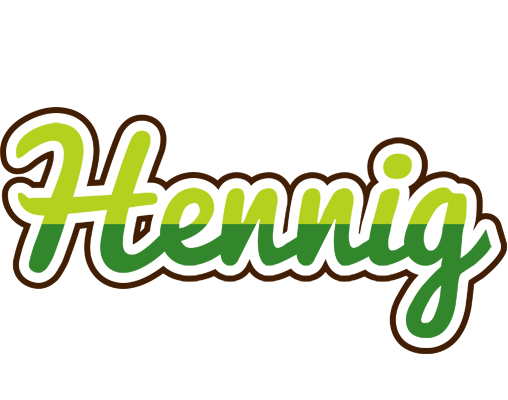 Hennig golfing logo
