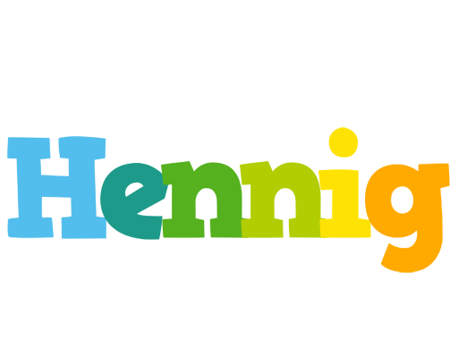 Hennig rainbows logo