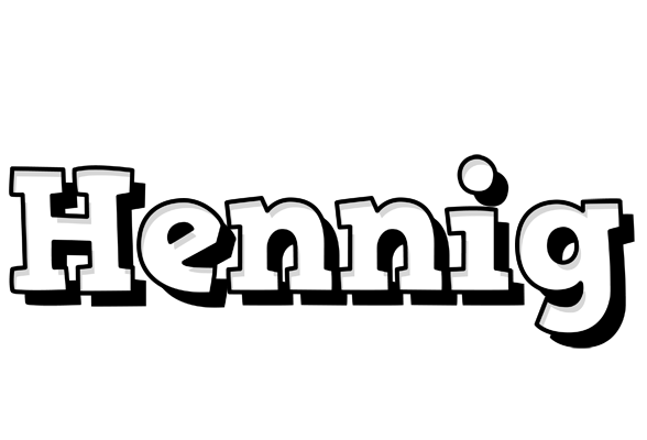 Hennig snowing logo