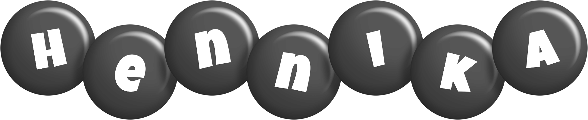 Hennika candy-black logo