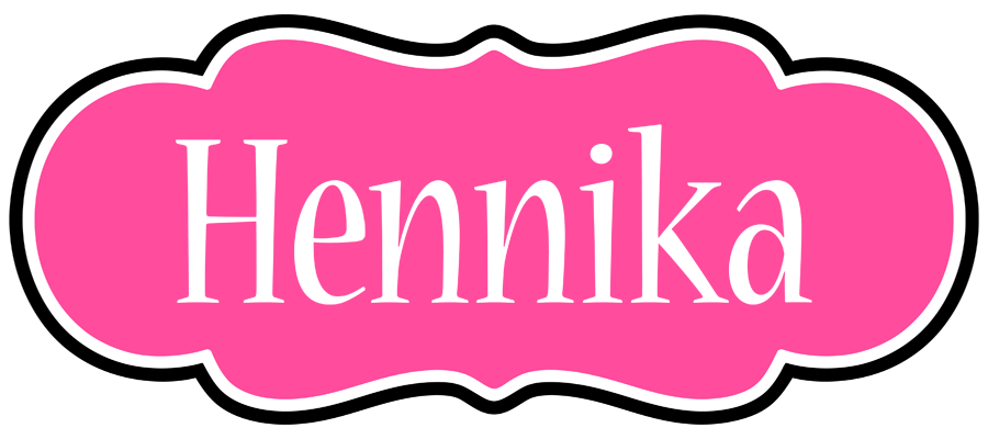 Hennika invitation logo