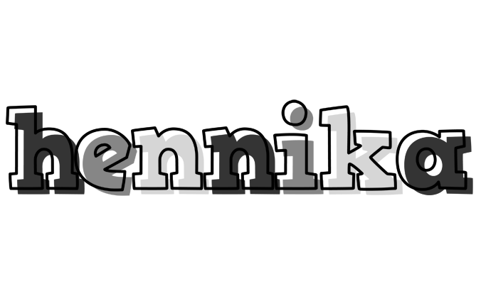 Hennika night logo
