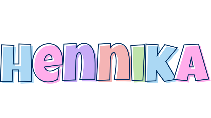 Hennika pastel logo