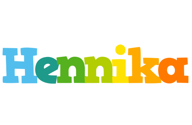 Hennika rainbows logo