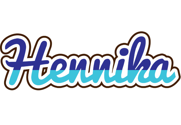 Hennika raining logo