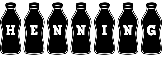 Henning bottle logo