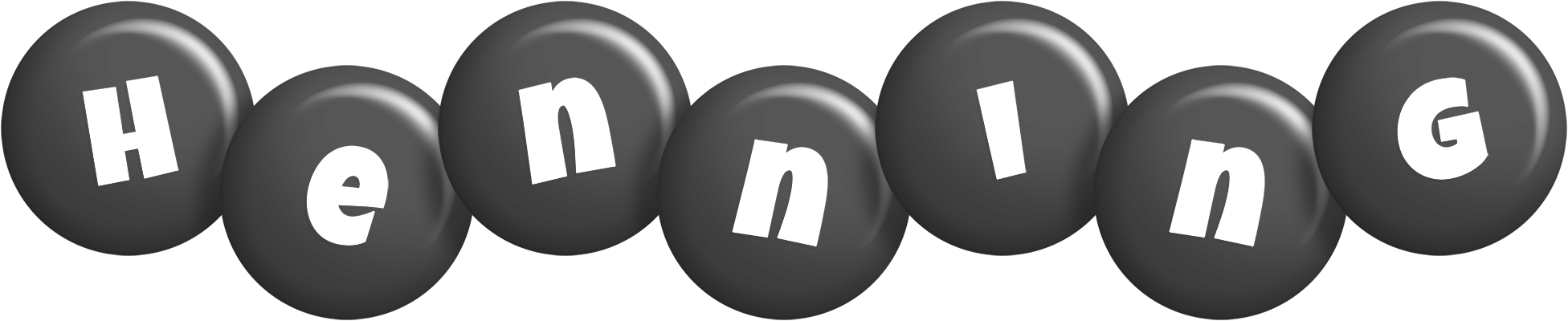 Henning candy-black logo
