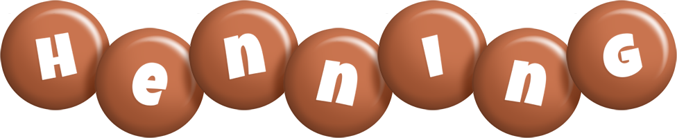 Henning candy-brown logo