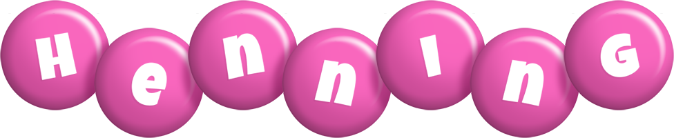 Henning candy-pink logo