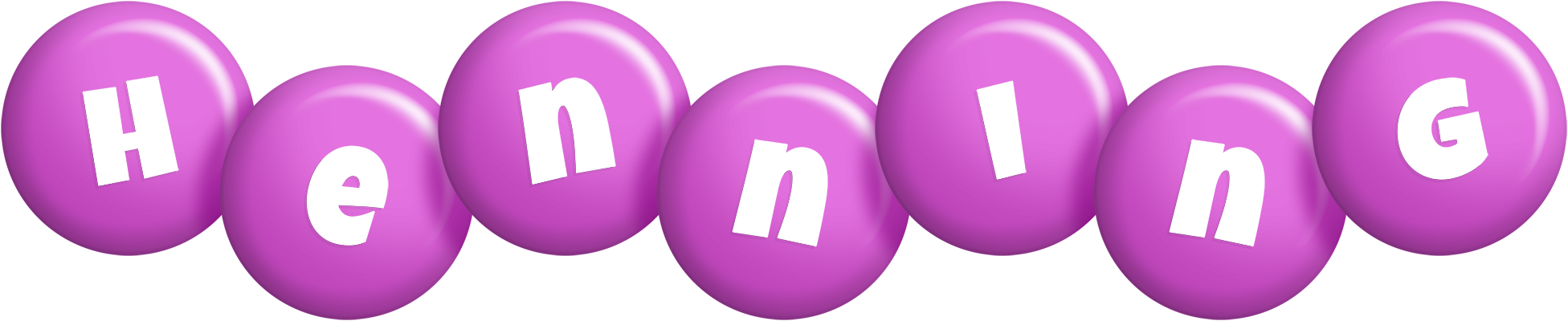 Henning candy-purple logo