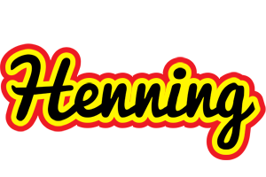 Henning flaming logo