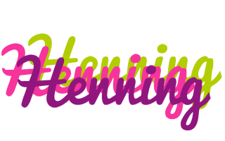 Henning flowers logo