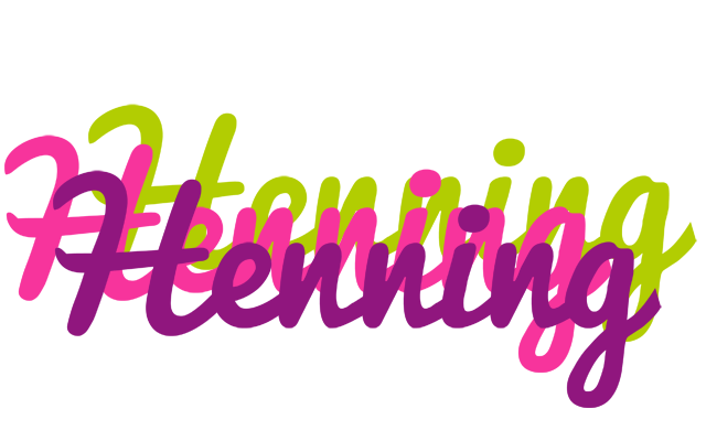 Henning flowers logo