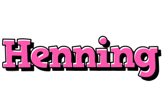 Henning girlish logo