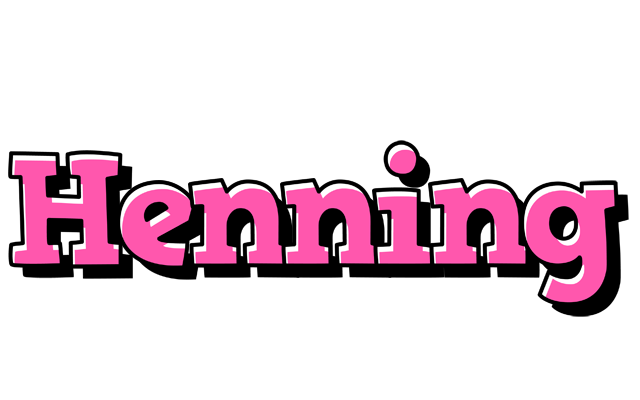 Henning girlish logo