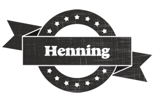 Henning grunge logo