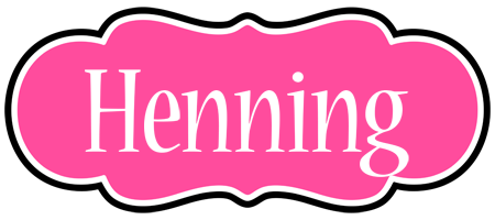 Henning invitation logo