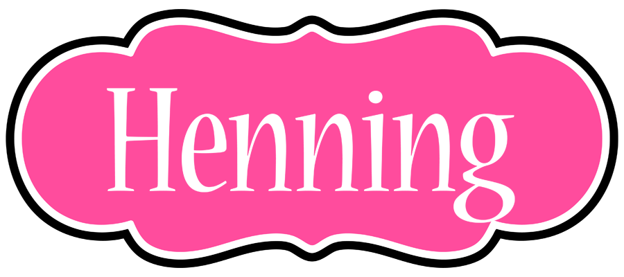 Henning invitation logo