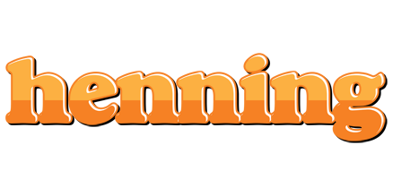 Henning orange logo