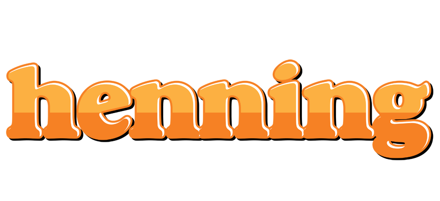 Henning orange logo