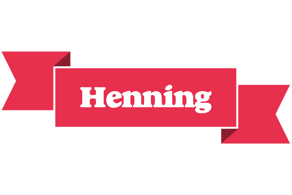 Henning sale logo