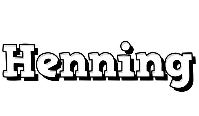 Henning snowing logo