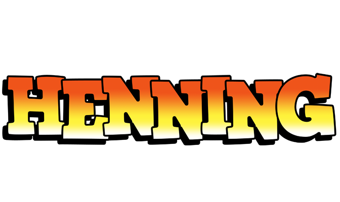 Henning sunset logo