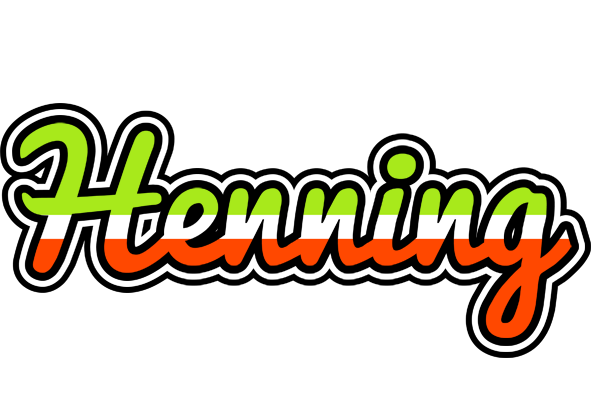 Henning superfun logo
