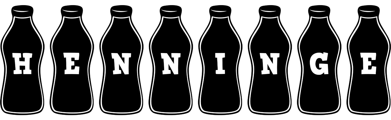 Henninge bottle logo