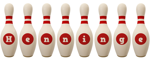 Henninge bowling-pin logo