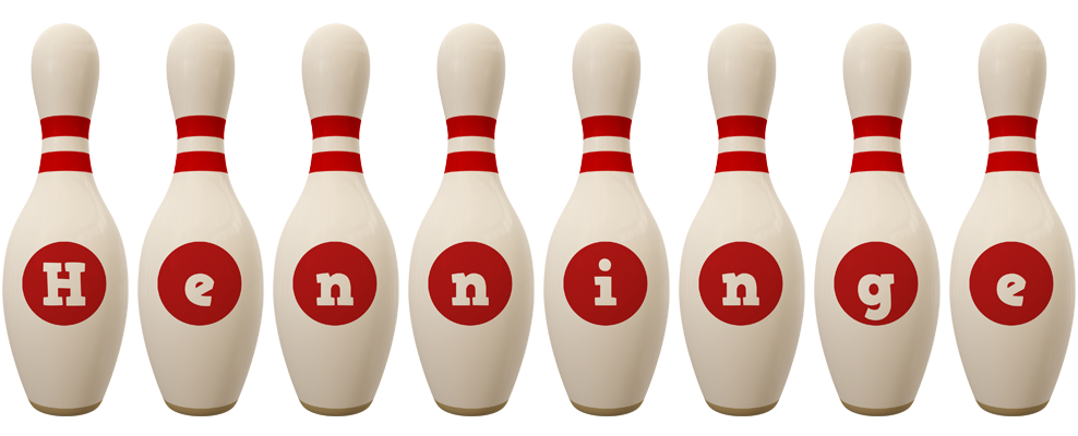Henninge bowling-pin logo