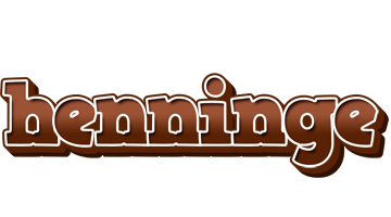 Henninge brownie logo