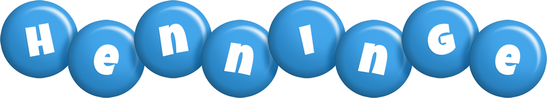 Henninge candy-blue logo