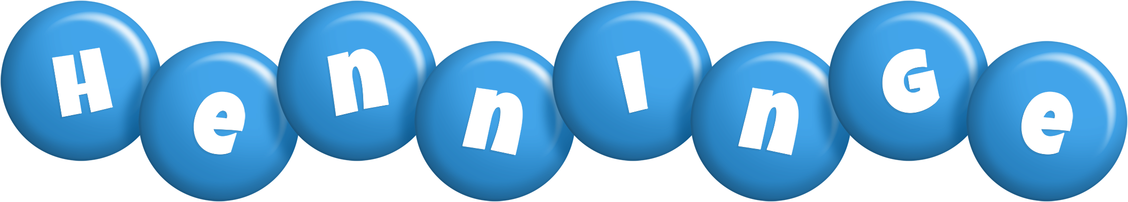 Henninge candy-blue logo