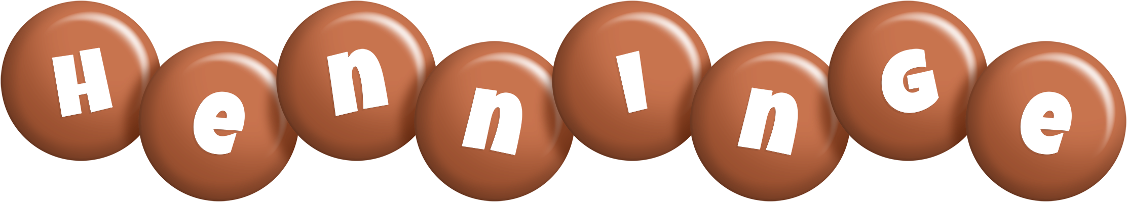 Henninge candy-brown logo