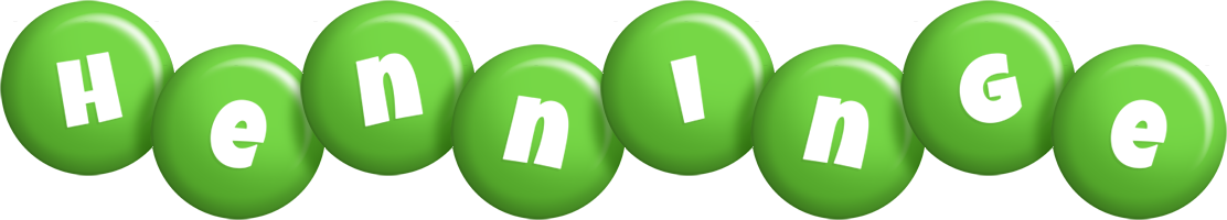 Henninge candy-green logo