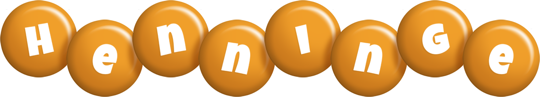 Henninge candy-orange logo