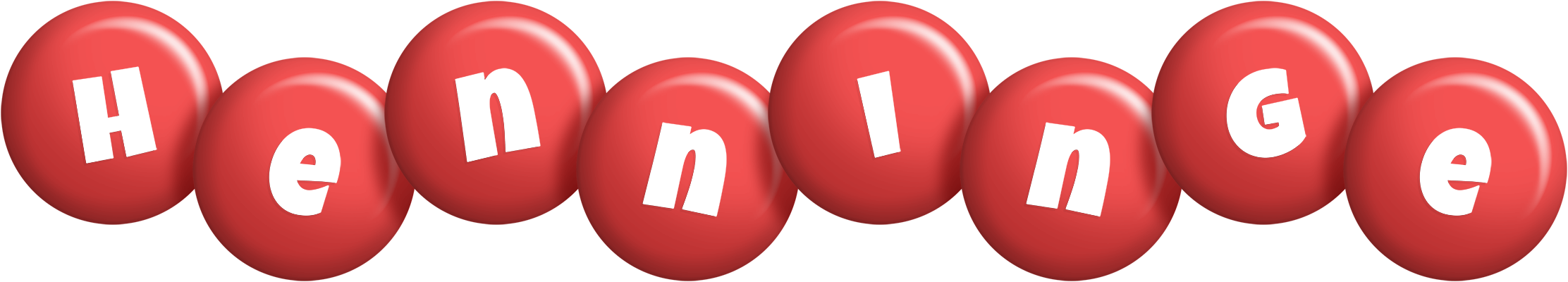 Henninge candy-red logo
