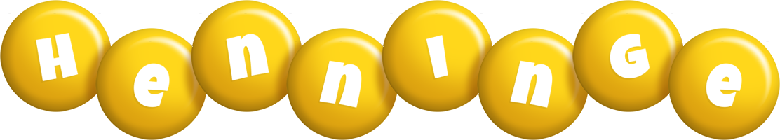 Henninge candy-yellow logo