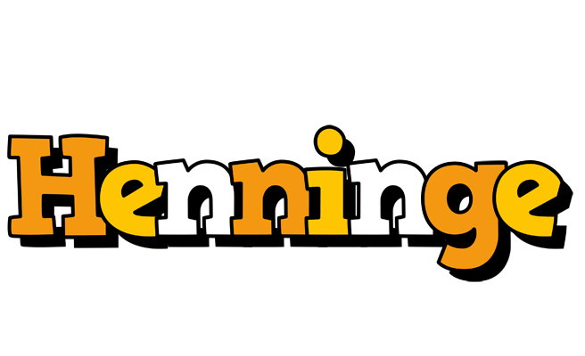 Henninge cartoon logo