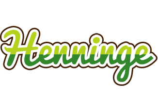 Henninge golfing logo