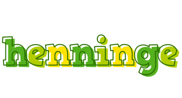 Henninge juice logo