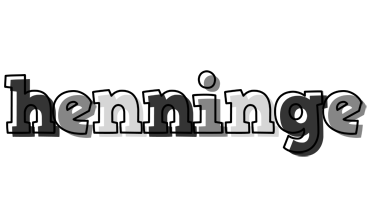 Henninge night logo