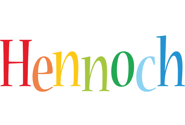 Hennoch birthday logo