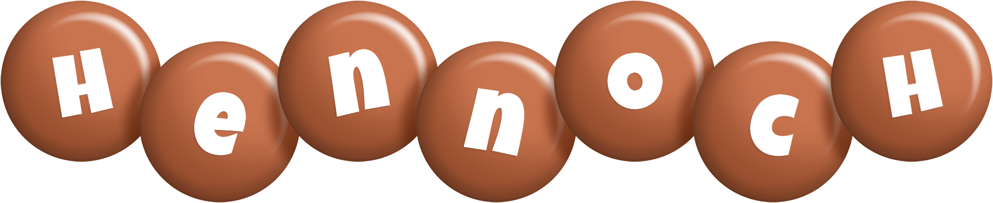 Hennoch candy-brown logo