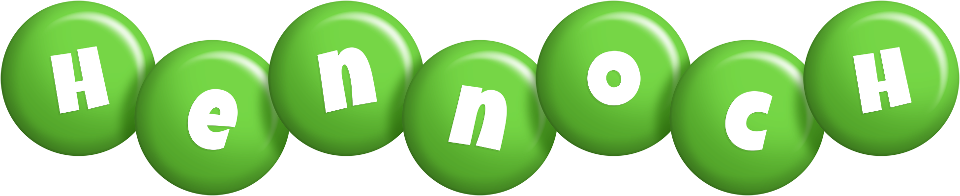 Hennoch candy-green logo