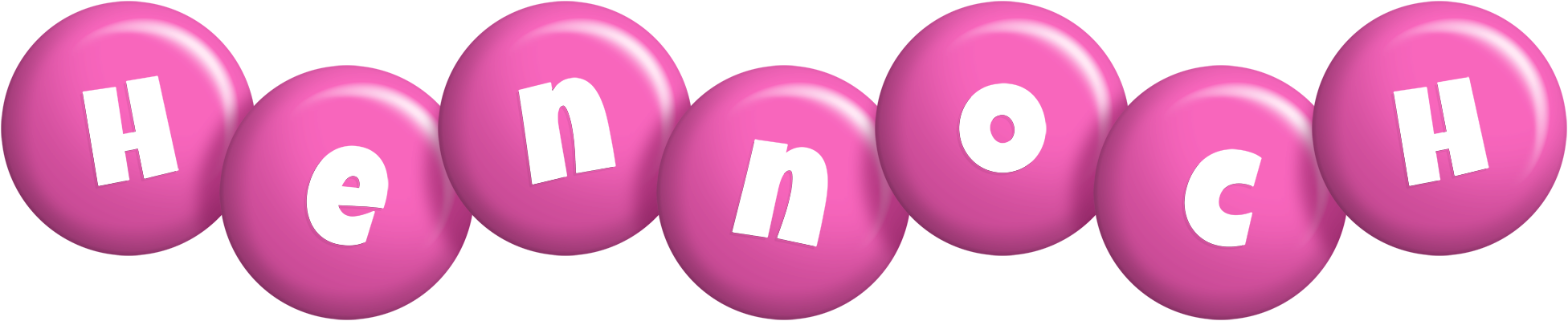 Hennoch candy-pink logo