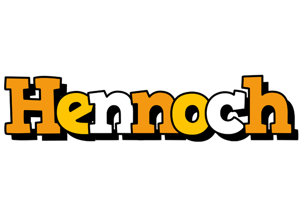 Hennoch cartoon logo
